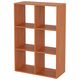 Стелаж для книг КШ-21, Колір каркасу: Вільха 
