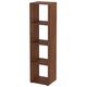 Стелаж для книг КШ-23, Колір каркасу: Горіх 