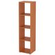Стелаж для книг КШ-23, Колір каркасу: Вільха 