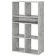 Стелаж для книг КШ-30, Колір каркасу: Ательє світлий 