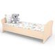 Ліжко дитяче з фігурною спинкою КДФ-003 1438x720x500 Бук/Дуб молочний - фото 2