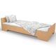Кровать детская деревянная КДО-005 1932x838x500 Бук/Дуб молочный - фото 2