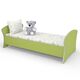 Ліжко дитяче з фігурною спинкою КДФ-003 1438x720x500 Різнокольоровий каркас - фото 4