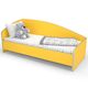 Ліжко дитяче кутове зі спинкою КДО-002 1438х638х600 Різнокольоровий каркас - фото 2