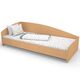 Ліжко дитяче кутове зі спинкою КДО-002 1938х838x600 Бук/Дуб молочний - фото 2