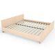 Ліжко двоспальне з ламелями ЛО-1/1900х1800 Бук/Дуб молочний/Дуб сонома трюфель - фото 2