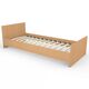 Ліжко односпальне з ламелями ЛО-1/2000х900 Бук/Дуб молочний/Дуб сонома трюфель - фото 6