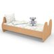 Ліжко дитяче з фігурною спинкою КДФ-002 1438x700x500 Бук/Дуб молочний - фото 4