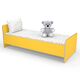 Ліжко дитяче дерев'яне 1438х638x500 Різнокольоровий каркас - фото 4
