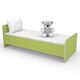 Ліжко дитяче дерев'яне 1438х638x500 Різнокольоровий каркас - фото 3
