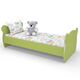 Ліжко дитяче з фігурною спинкою КДФ-001 1438x700x500 Різнокольоровий каркас - фото 2