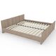 Ліжко двоспальне з ламелями ЛО-1/1900х1800 Бук/Дуб молочний/Дуб сонома трюфель - фото 4