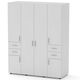 Шкаф для одежды с ящиками - 20, Цвет каркаса: Нимфея Альба 