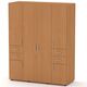 Шкаф для одежды с ящиками - 20, Цвет каркаса: Бук 