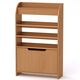 Відкрита стійка для взуття з тумбою ТО-14, Колір: Бук 