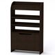 Відкрита стійка для взуття з тумбою ТО-14, Колір: Венге 